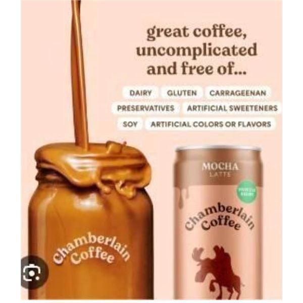 Chamberlain Coffee CC Oat Mocha Latte 12 x 325 mL