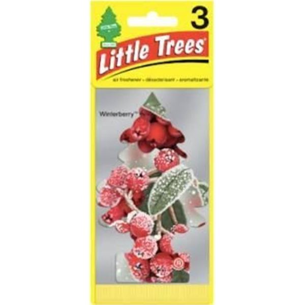 4 – 3 Pack Little Trees Air Freshener Winterberry Scent
