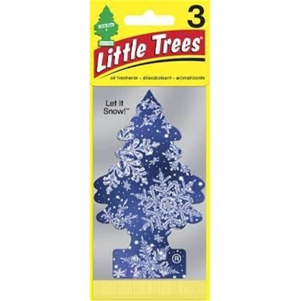 4 – 3 Pack Little Trees in ‘Let It Snow!’ Scent