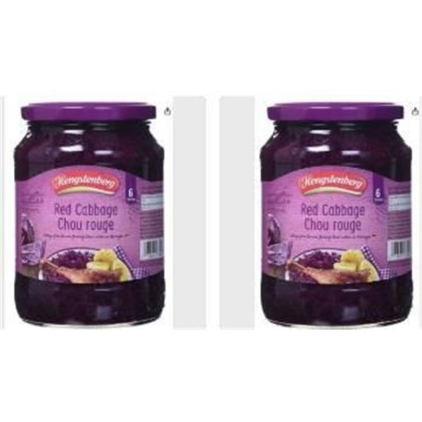 Hengstenberg Red Cabbage Chou Rouge 720 mL (Set of 2 Jars)