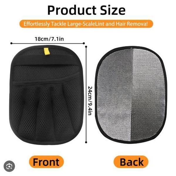 Reusable Double-Sided Pet Hair Remover Glove for Furniture and Fabrics