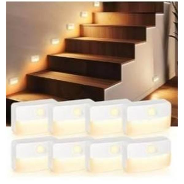 EV0003A4 Stair Light with Motion Sensor, 0.5W, Battery Powered
