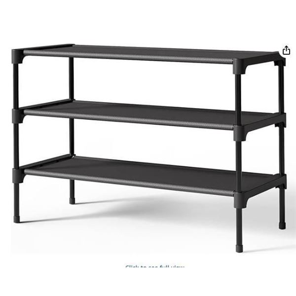 Kitsure Shoe Rack with Non-Woven Shelves, 70x30x47 cm