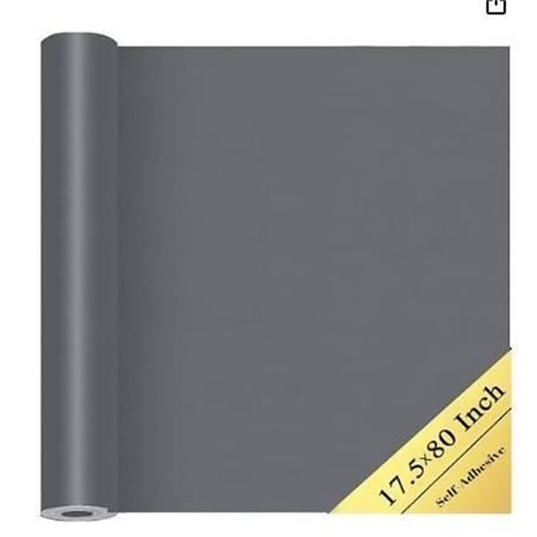Shagoon Leather Repair Patch, Grey, 17×79 Inches, Self-Adhesive