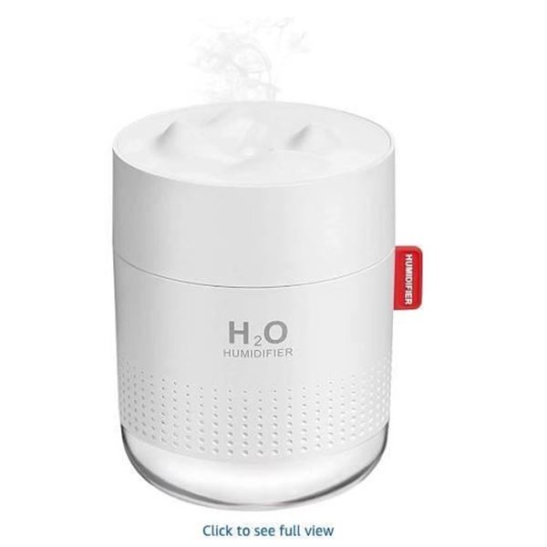H2O Snow Mountain Humidifier with LED Lamp and Quiet Operation