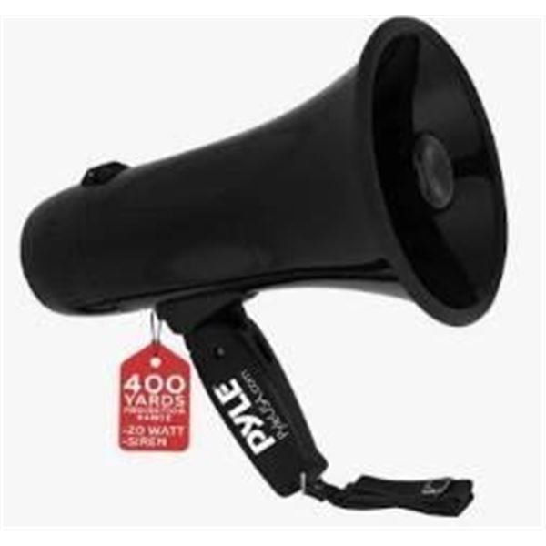 Pyle 20-Watt Megaphone with Voice and Siren Mode