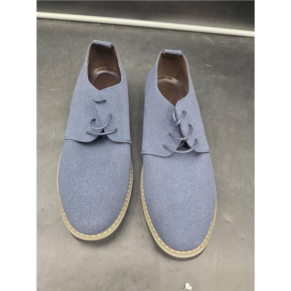 Men’s Oxford Shoes in Blue, Size 43 (Model US-5561-Blue-43)