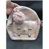 Image 2 : Small Pink Backpack With Dual Straps and Front Pocket