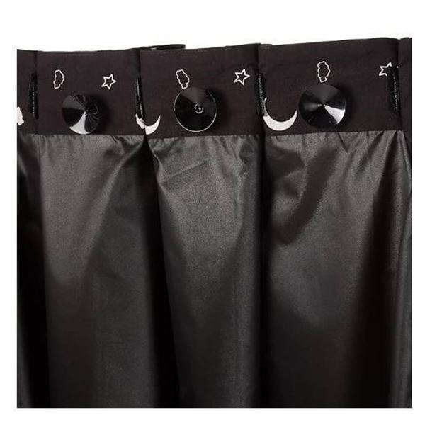 Amazon Basics Portable Window Blackout Shades with Suction Cups, Moon and Stars Design, 127cm W x 19