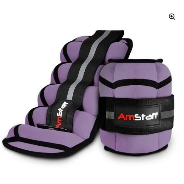 AmStaff Fitness Adjustable Ankle Weights, Model 010LB-SET