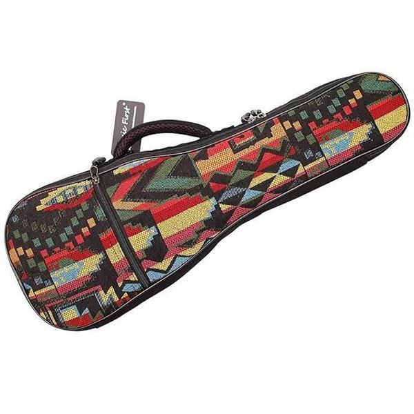 Music First CA-Native33 Guitar Case with Multicolor Pattern Design