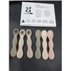 Image 3 : PandaEar Silicone Bibs and Baby Spoons Set with Slotted Design