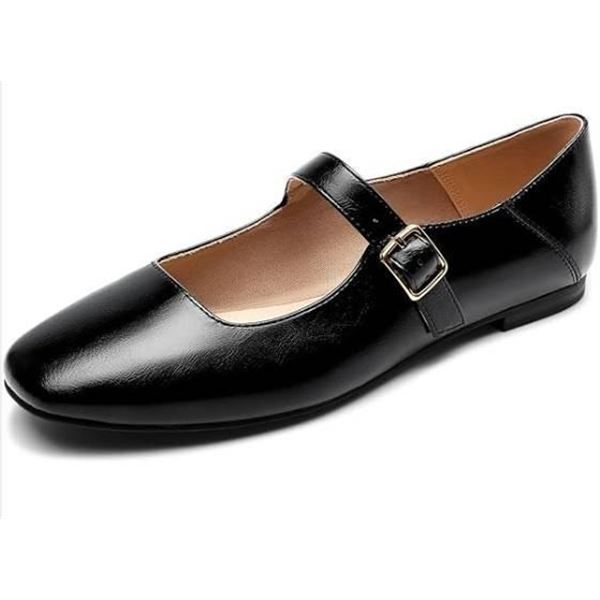 Women’s Black Mary Jane Shoes – Size 8.5 US (SDFA2441W)