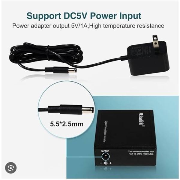 MakerLink Gigabit Ethernet Media Converter – Model X0033DYU17
