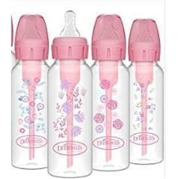 4 Dr. Brown’s Baby Bottles with Accessories, 120ml Capacity