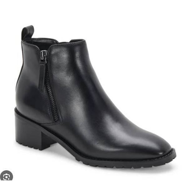 Blondo Women’s Samara Waterproof Leather Ankle Boots, Black, Size Unspecified