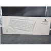 Image 2 : Joyaccess Wireless Keyboard and Mouse Set with White Finish