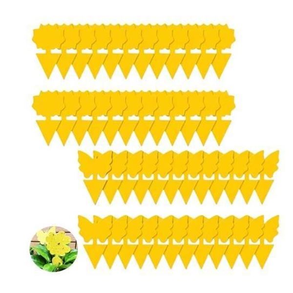 48 Pcs Super Sticky Insect Traps – Double-Sided Glue for Indoor and Outdoor Use