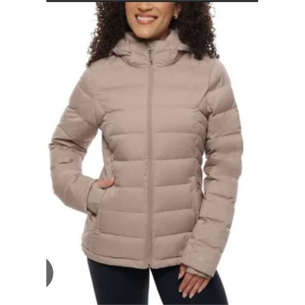 Paradox Women’s Packable Down Jacket – Size Large, Beige