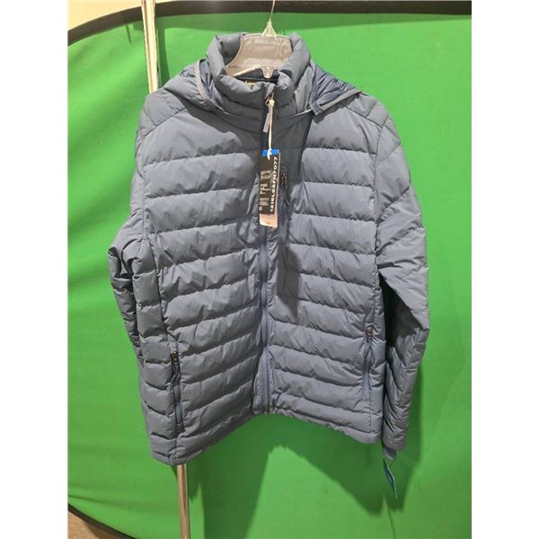 Lole Men’s Packable Lightweight Down Jacket in Blue, Size L/G