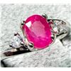 Image 2 : $200, SILVER(2.61g),  RUBY (1.5ct) RING, retail value $200