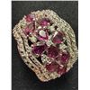 Image 2 : $400, SILVER(6.5g),  GARNET (APP 2ct) RING, retail value $400