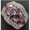 Image 3 : $400, SILVER(6.5g),  GARNET (APP 2ct) RING, retail value $400