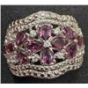 Image 4 : $400, SILVER(6.5g),  GARNET (APP 2ct) RING, retail value $400