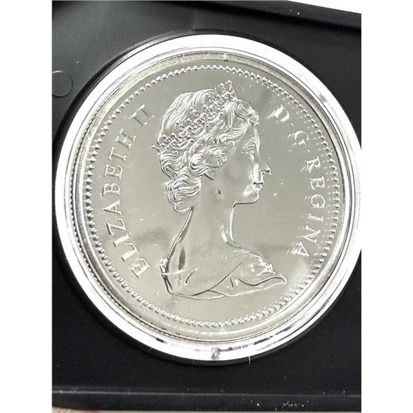 .,  CANADA SILVER(23.3g) PROOF DOLLAR COIN IN ORIGINAL BOX MINT CONDITON, retail value .
