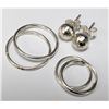 Image 3 : $40, SILVER 3 PARIS EARRING, retail value $40