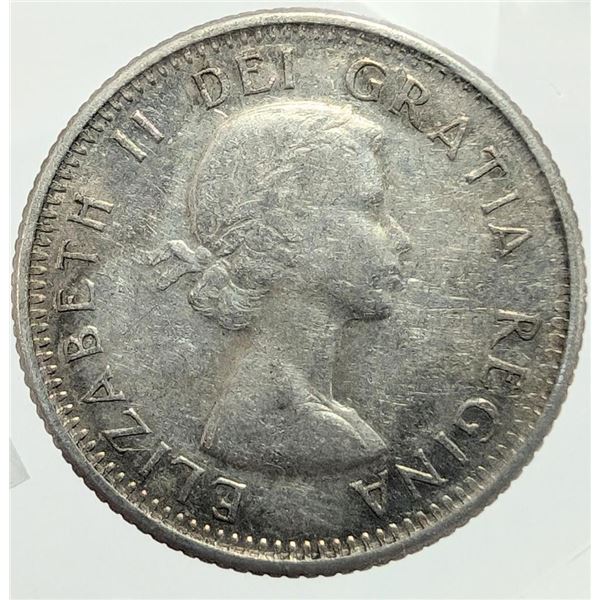 SILVER(2.3g),  CANADA 10CENT COIN, retail value .