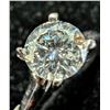 Image 3 : $2835, PLATINUM PT950 LAB DIAMOND (0.76ct)RING, size 5, appraised value $2835, ring resizeable for $
