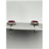 Image 3 : Silver Ruby Stud Earring Set -APPRAISED $1015