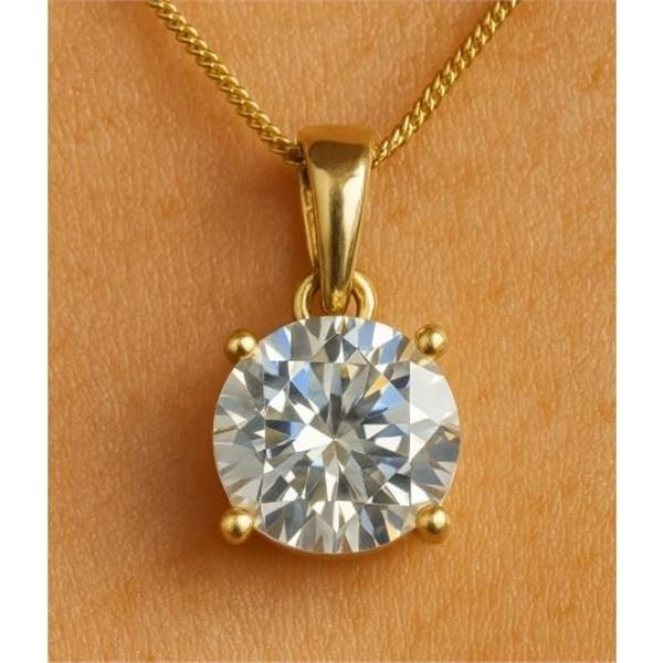 $1400, 10K(0.7g), LAB DIAMOND (0.75ct) PENDANT, retail value $1400