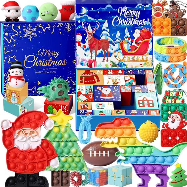 Advent Calendar With 24-Day Countdown Theme **Stock photo may not be exact as actual item**