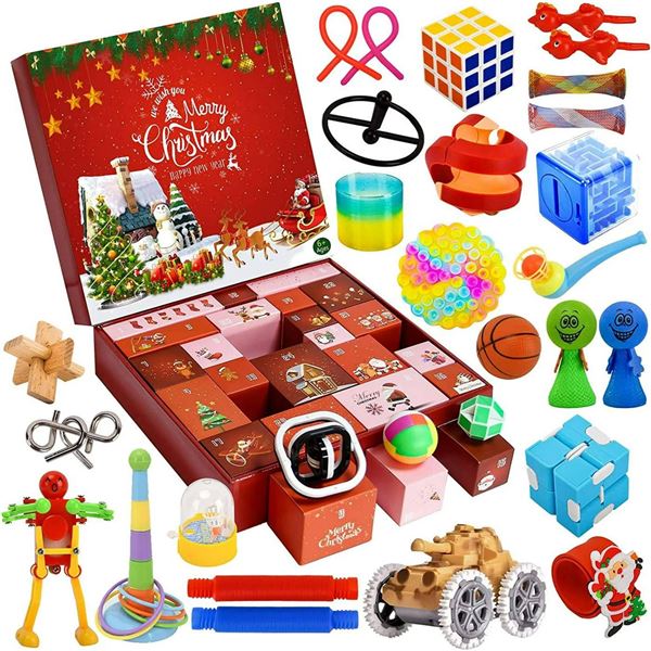 Holiday Fidget Christmas Advent Calendar – **Stock photo may not be exact as actual item**