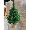 Image 3 : Miniature Artificial Green Christmas Tree with Decorative Accessories
