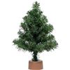Image 1 : Miniature Artificial Green Christmas Tree with Decorative Accessories