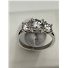 Image 1 : $1320 APPRAISED 2.00 CARAT TRIPLE STONE FAMILY RING