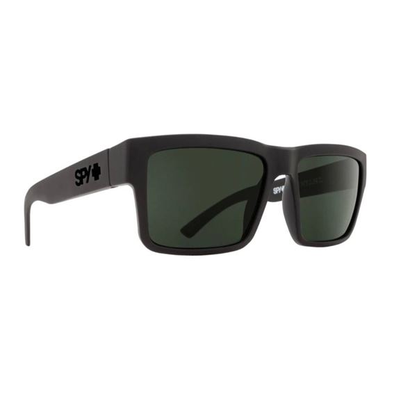 Spy Montana SFT MTBlack Polarized Sunglasses with Case and Cloth Happy Gray Green