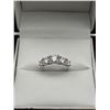 Image 1 : $2100 APPRAISED 3.60 CARAT 5 STONE ANNIVERSARY RING