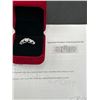 Image 7 : $2100 APPRAISED 3.60 CARAT 5 STONE ANNIVERSARY RING