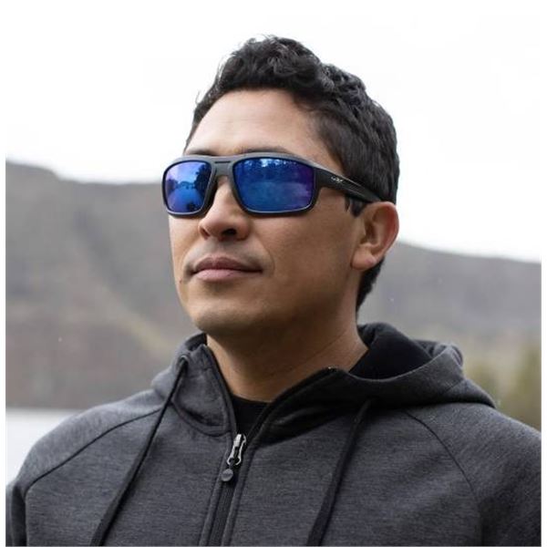 Wiley X Contend WX Active Captivate Polarized Gray Lens Sunglasses