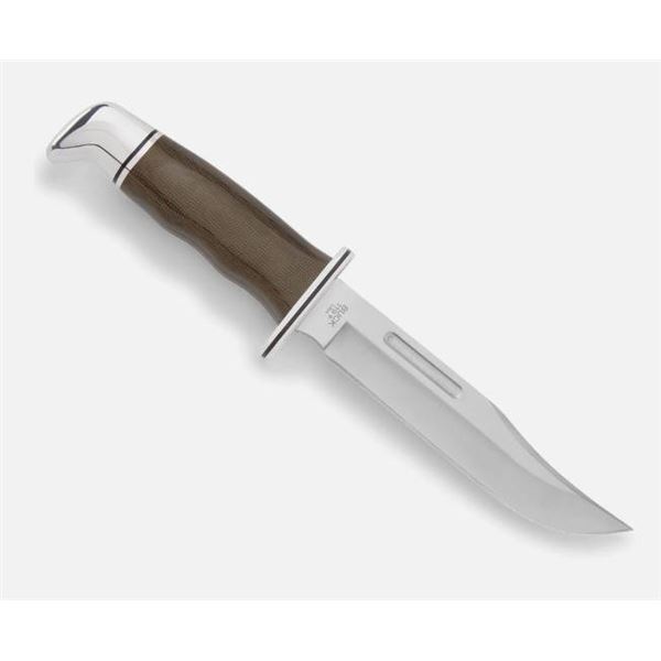 Buck 119 Special Knife with Leather Sheath S35VN Steel, Clip Blade