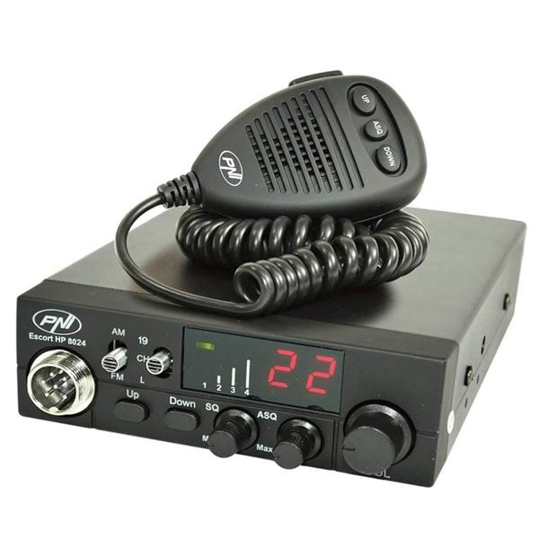 PNI Escort HP 8024 ASQ Mobile CB Radio with Dual Voltage Support
