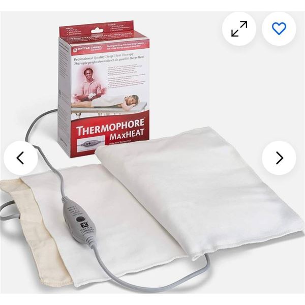 Thermophore MaxHEAT Moist Heating Pad for Deep-Heat Therapy