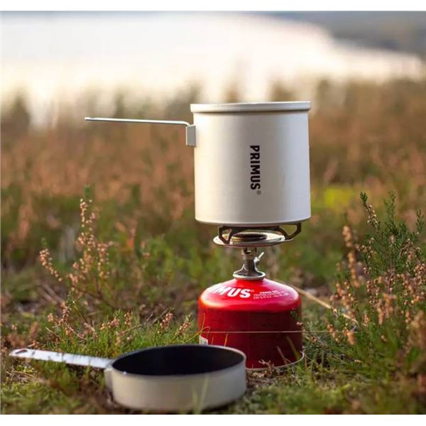 Primus Trail Kit 1.0 L With Ceramic-Coated Pan and Gas Burner