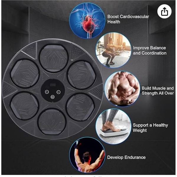 Smart Music Boxing Target for Adults, Model Quanjiba-55