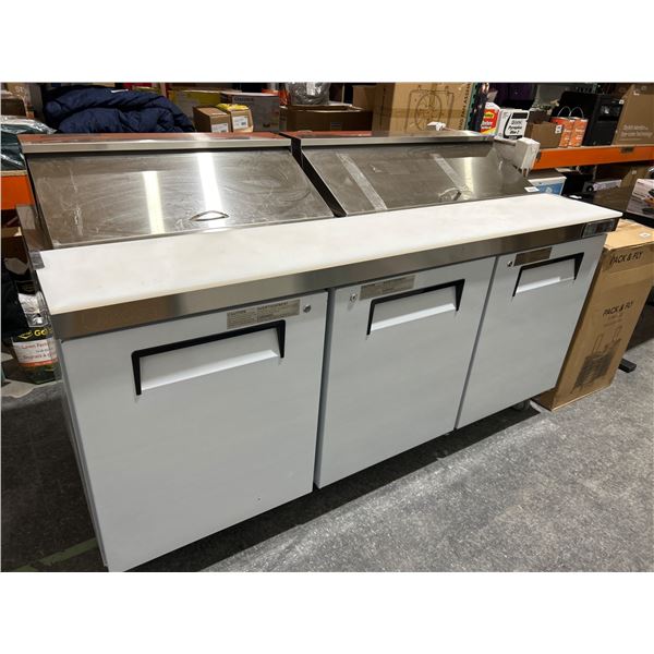 Midea MCRK2083AST Commercial Refrigerated Prep Table with 3 Doors and 17.7 cu. ft. Capacity