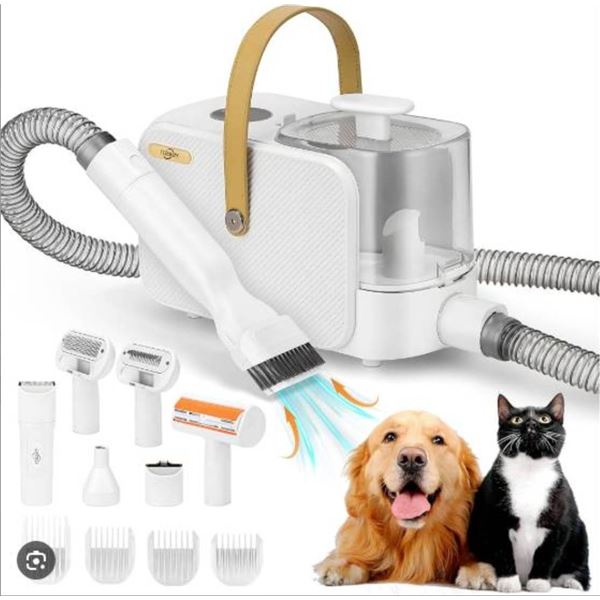 Dog Grooming Vacuum LQ-01 with Measurements and Details